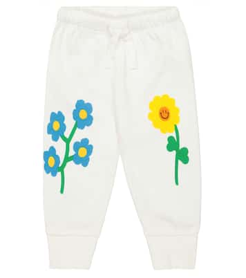 Baby floral cotton sweatpants | Stella McCartney Kids