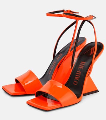 Wedge-Sandalen Cheope aus Lackleder | The Attico