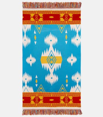 Icon jacquard wool throw | Alanui