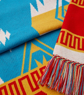 Icon jacquard wool throw | Alanui