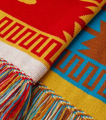 Icon jacquard wool throw | Alanui