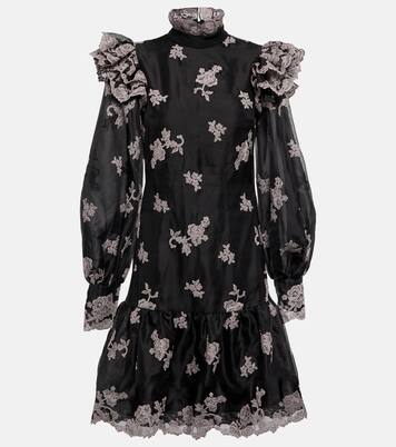 Robe Nella en soie à fleurs | Erdem