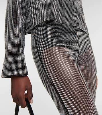 Pantalon en résille à ornements | Prada