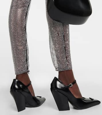 Pantalon en résille à ornements | Prada