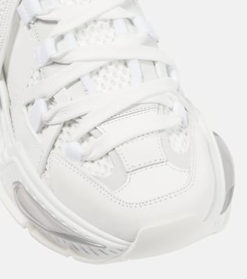 Airmaster suede-trimmed sneakers | Dolce&Gabbana