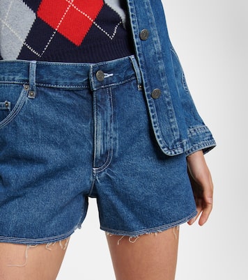 Short Johnny à taille mi-haute en jean | A.P.C.
