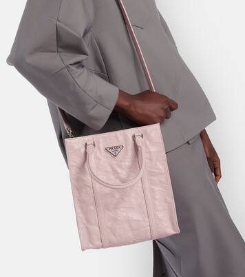 Leather tote bag | Prada