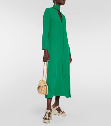 Rockstud woven wedge sandals | Valentino Garavani