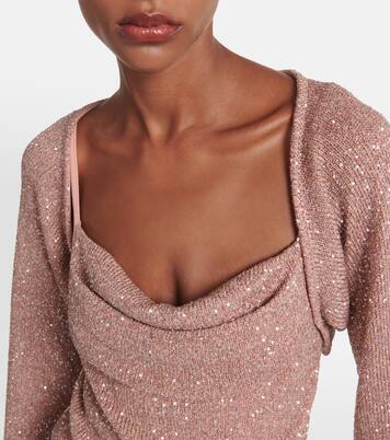 Alimia metallic knit shrug | Altuzarra
