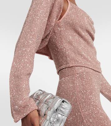 Alimia metallic knit shrug | Altuzarra