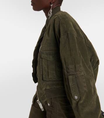 Bomberjacke aus Samt | Blumarine