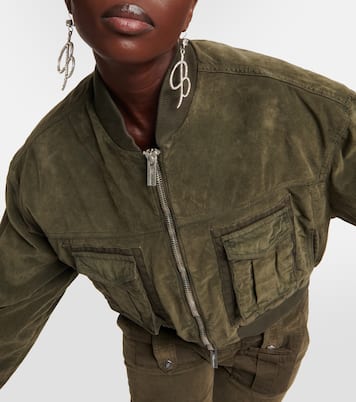 Bomberjacke aus Samt | Blumarine