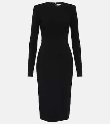 Midikleid aus Woll-Crêpe | Victoria Beckham