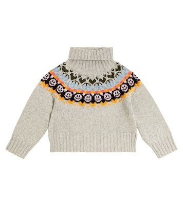 Gimla intarsia wool-blend turtleneck sweater | Molo