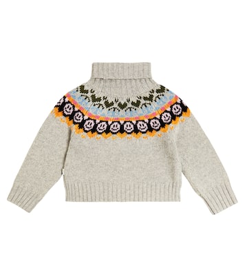 Gimla intarsia wool-blend turtleneck sweater | Molo
