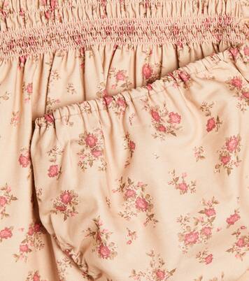 Baby Ivina floral cotton dress and bloomers set | La Coqueta