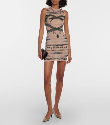 x Jean Paul Gaultier – Escarpins Tattoo en cuir | Jimmy Choo