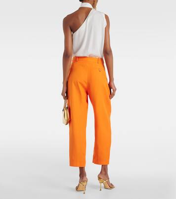 Pantalon Iconic raccourci à taille haute | Stella McCartney