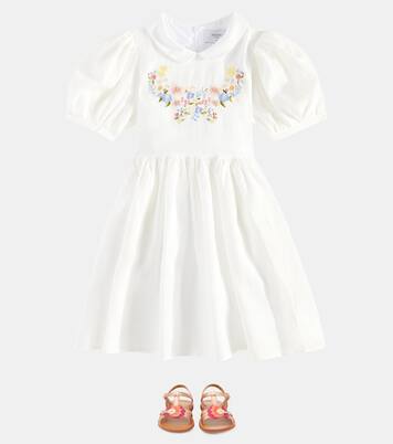 Embroidered linen dress | Paade Mode