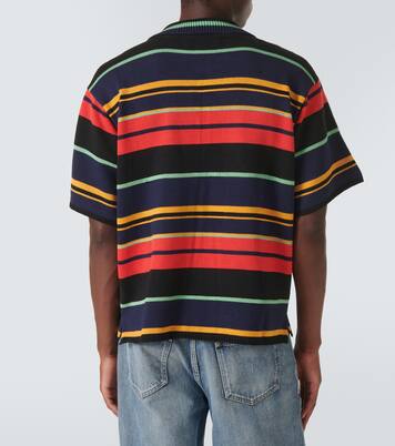 Scally cotton and alpaca-blend polo shirt | The Elder Statesman