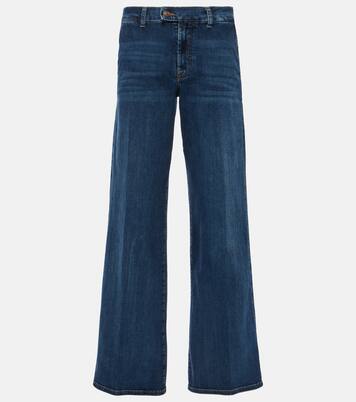 Lotta Rebel high-rise wide-leg jeans | 7 For All Mankind