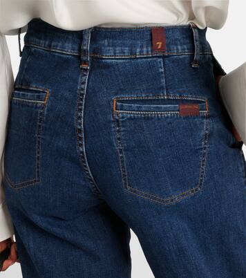 Lotta Rebel high-rise wide-leg jeans | 7 For All Mankind