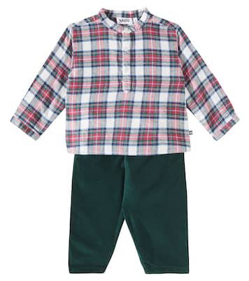 Baby cotton sweatpants and blouse set | Molo