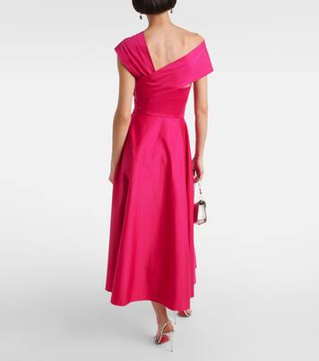 Robe midi en coton mélangé | Roland Mouret