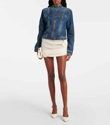 Bridal leather slingback pumps | Magda Butrym