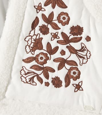 Bestickte Weste mit Faux Fur | Tartine et Chocolat