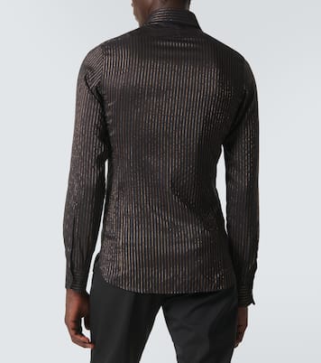 Pinstripe silk shirt | Tom Ford