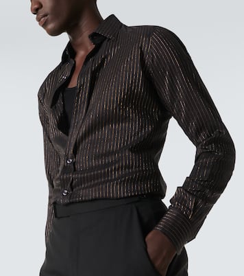 Pinstripe silk shirt | Tom Ford