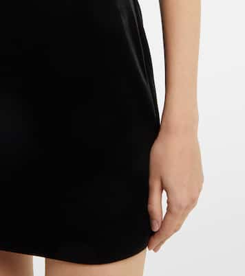 Minikleid aus Samt mit Pailletten | Roland Mouret