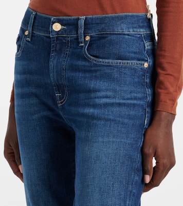 Mid-Rise Cropped Skinny Jeans | 7 For All Mankind