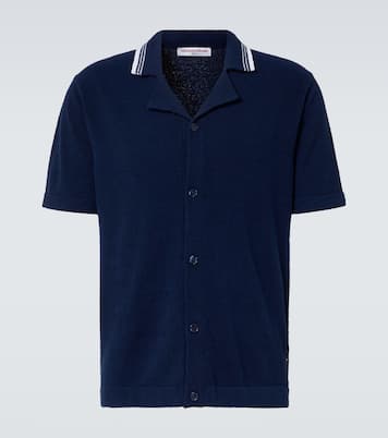 Tiernan cotton-blend bouclé shirt | Orlebar Brown