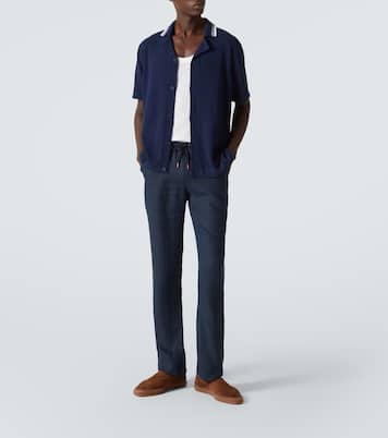 Tiernan cotton-blend bouclé shirt | Orlebar Brown