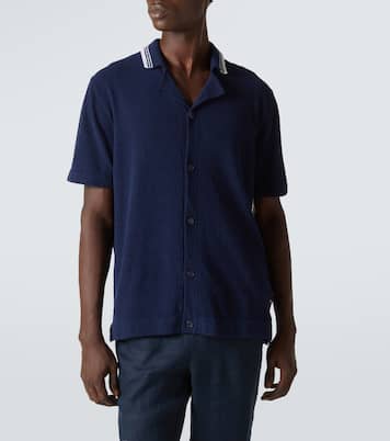 Tiernan cotton-blend bouclé shirt | Orlebar Brown
