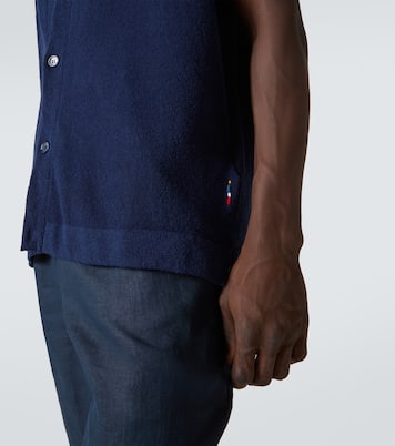 Tiernan cotton-blend bouclé shirt | Orlebar Brown