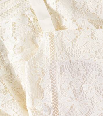 Bow lace dress | Self-Portrait Kids