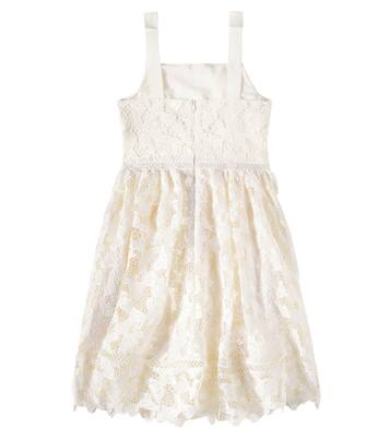 Bow lace dress | Self-Portrait Kids