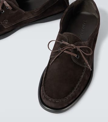 Chaussures bateau City Moc en daim | Saman Amel