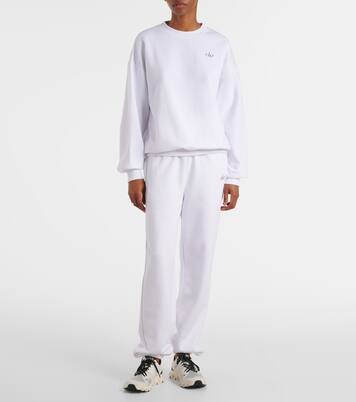 Accolade cotton-blend sweatpants | Alo Yoga