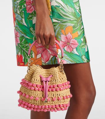 Secchiello Bon Bon Small con perline | Jimmy Choo