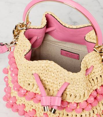 Secchiello Bon Bon Small con perline | Jimmy Choo