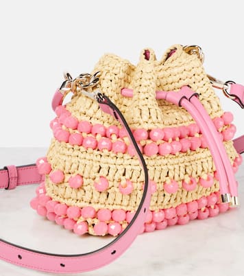 Secchiello Bon Bon Small con perline | Jimmy Choo