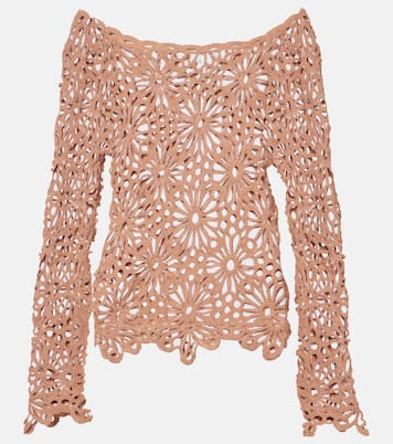 Off-Shoulder-Top aus einem Baumwollgemisch | Norma Kamali