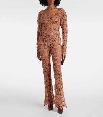 Off-Shoulder-Top aus einem Baumwollgemisch | Norma Kamali