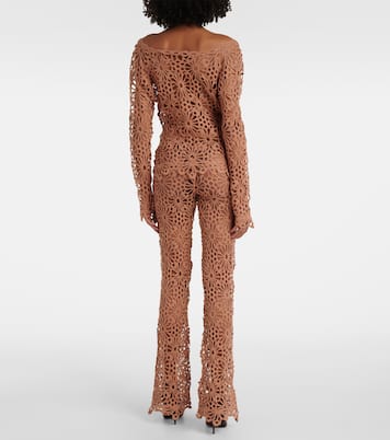 Off-Shoulder-Top aus einem Baumwollgemisch | Norma Kamali