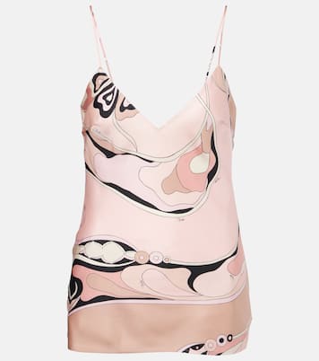 Orchidee silk twill camisole | Pucci