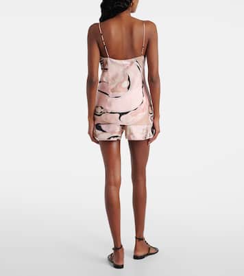 Orchidee silk twill camisole | Pucci